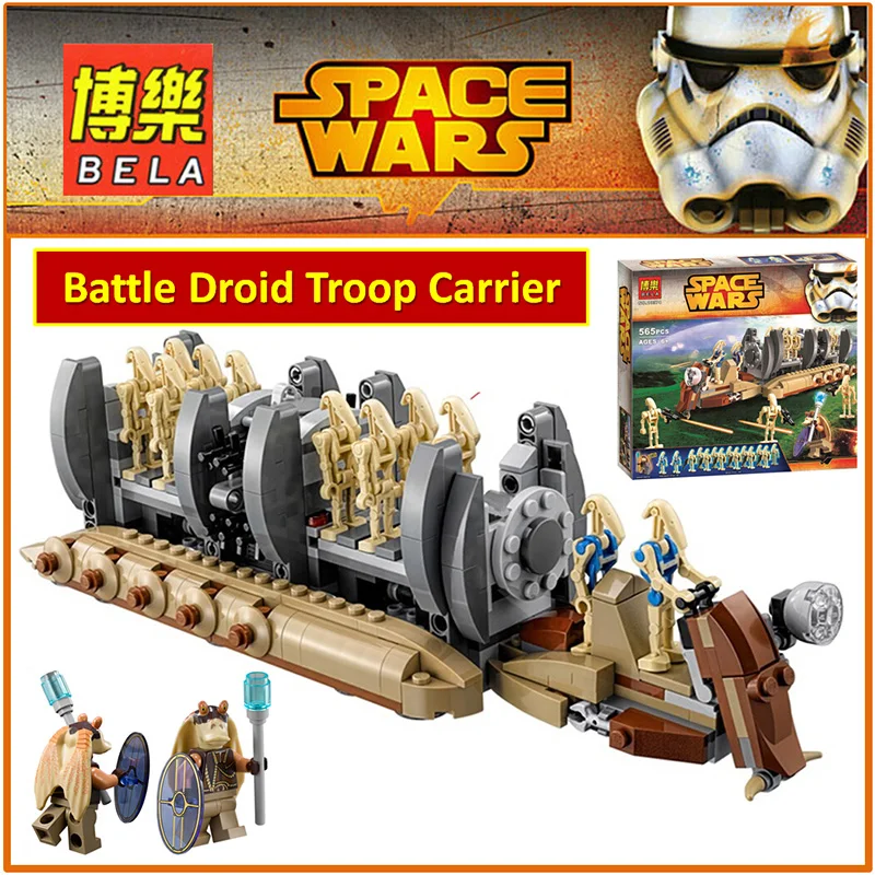 Бела строительный блок 10374 Совместимость Space Wars цифры Боевой Дроид