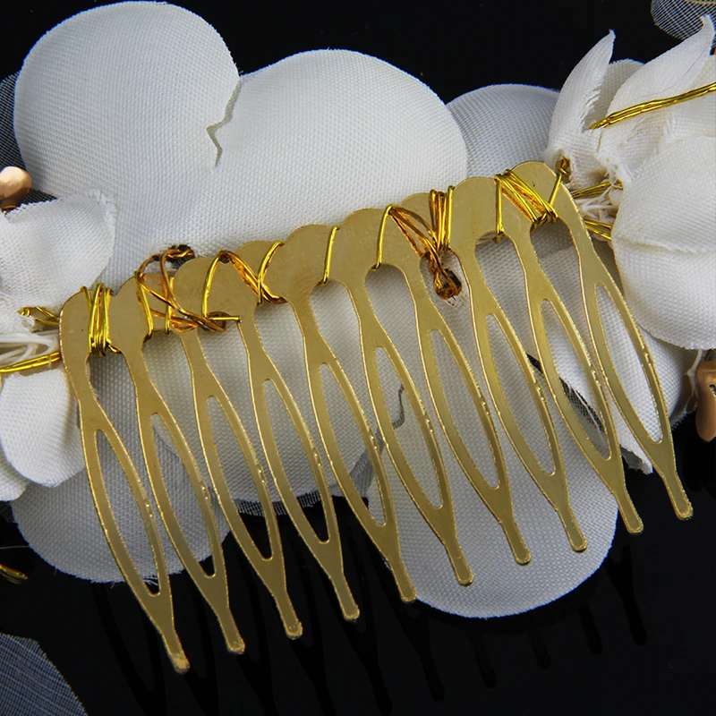 2017 гребни для волос цветок Свадебные украшения женщин Романтический Аксессуары