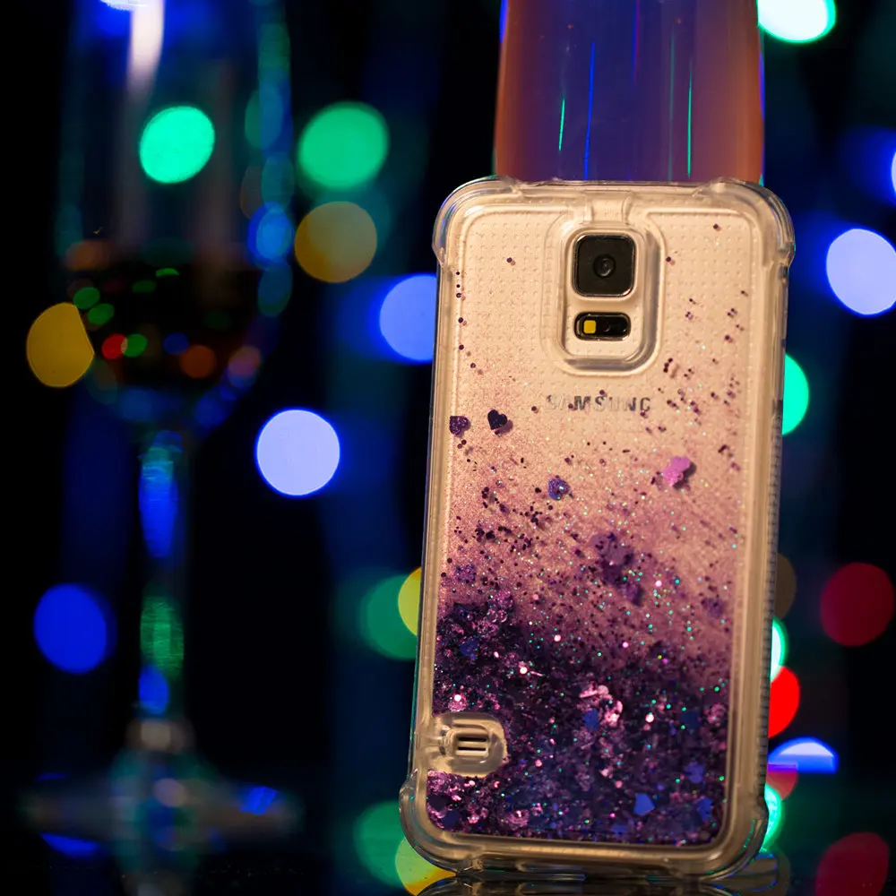 Блестящий чехол для телефона Samsung Galaxy S5 S 5 G900 G900F SM-G900F G900H SM-G900H G903F жидкий зыбучий