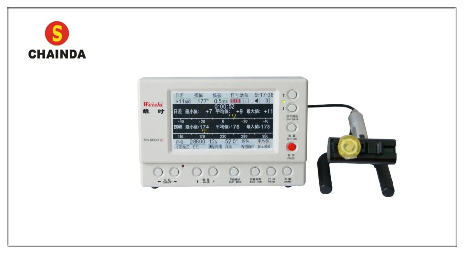 Горячая Weishi NO.6000III многофункциональный хронограф часы синхронизации машина для ремонта часов