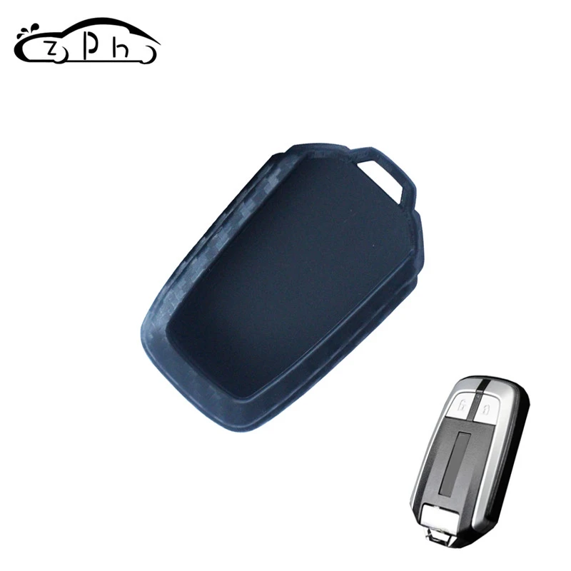 Защитный Мягкий силиконовый чехол-брелок для автомобильного ключа с
