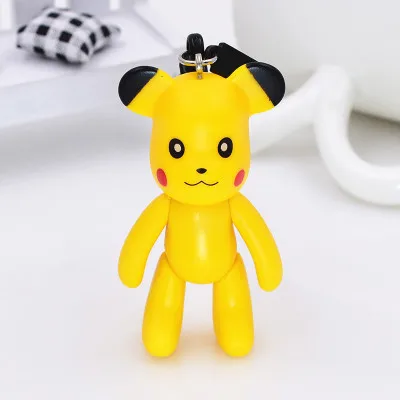 9 Bomgom мультфильм Popobe хмурый медведь плюшевый медведь милый брелок автомобильный брелок для ключей сумка Шарм Смола брелок Подвеска детская игрушка F6 - Цвет: 9