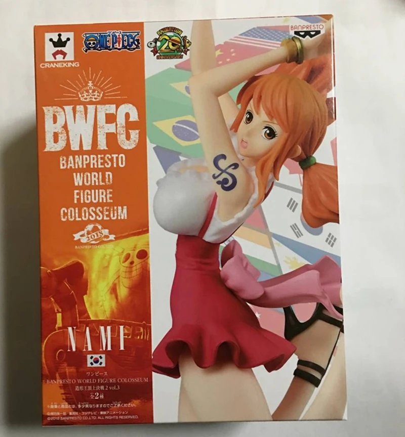 Banpresto WORLD фигурка Колизей Tenkaichi Budoukai BWFC 2 vol3 Коллекционная Фигурка-Nami из "ONE PIECE"