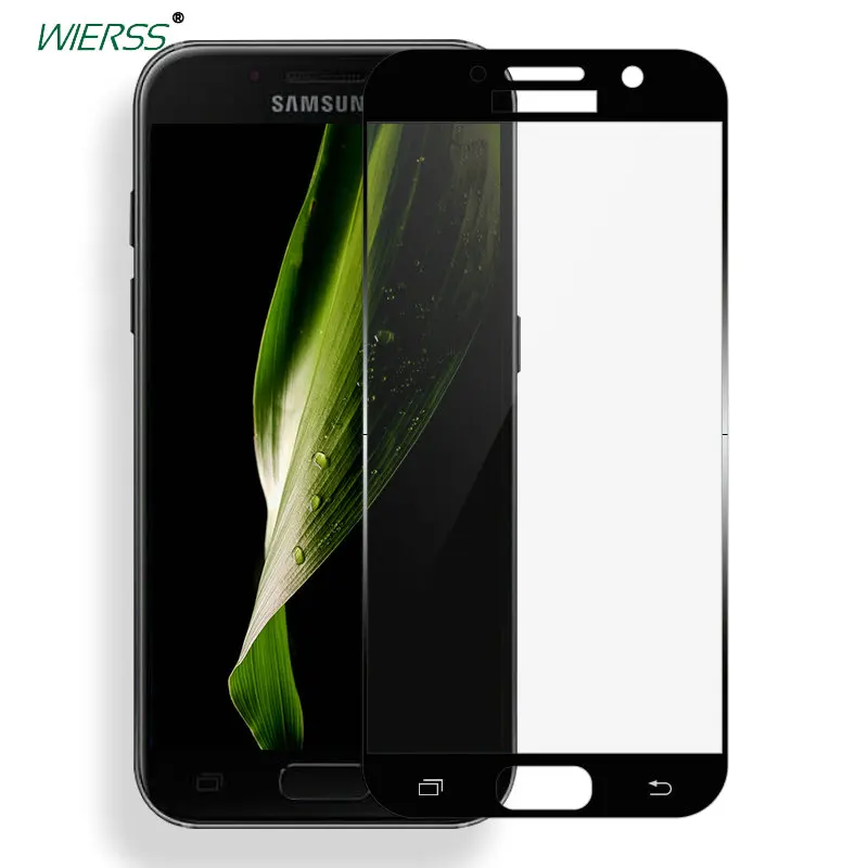 9H 2.5D полное покрытие закаленное стекло Защита экрана для Samsung Galaxy A3 2017 Duos A320 A320F A320Y