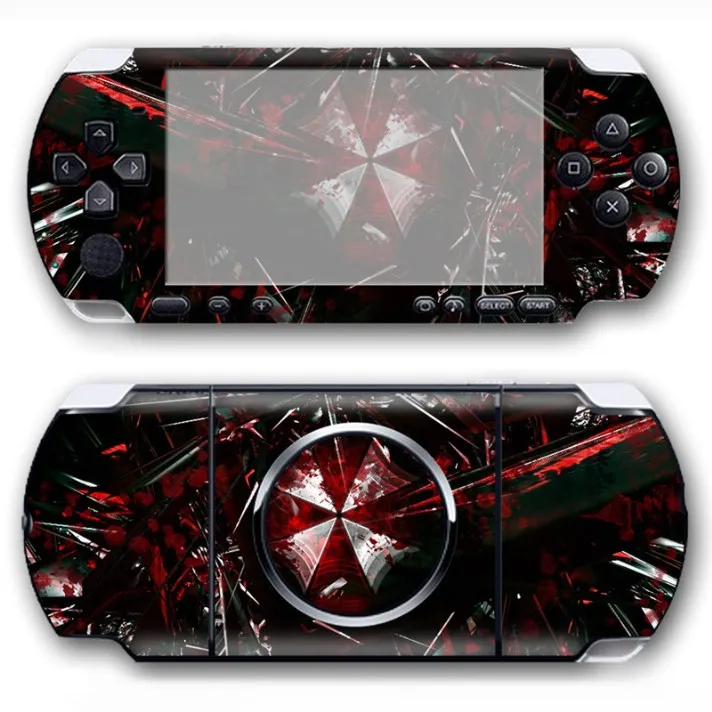 Горячая Виниловая наклейка для psp 3000 консоль и 2 шт контроллер наклейка протектор