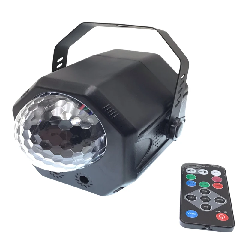 RGB светодиодный сценический светильник Хрустальный волшебный шар с RG лазерным