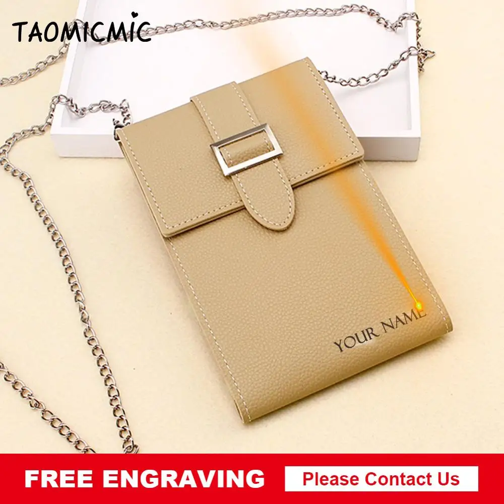 Taomicmic сумки через плечо сумка из искусственной кожи Мини кошельки мобильный