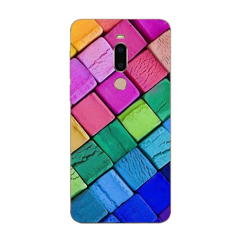 P17 Чехол для Meizu M8 M8 lite, мягкий силиконовый чехол для телефона с мультяшным принтом, задняя крышка из ТПУ, чехол для Meizu M8 lite M 8 lite M8lite, чехол - Цвет: P17