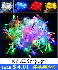 Уличный RGB светодиодный светильник 10 м 100 светодиодный 110-220 В Белый Рождественский светильник для рождественской гирлянды вечерние свадебные украшения гирлянды