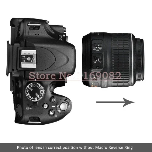 Макро кольцо для объектива Nikon AF 72 мм обратное адаптер крепления на объектив D800 D600