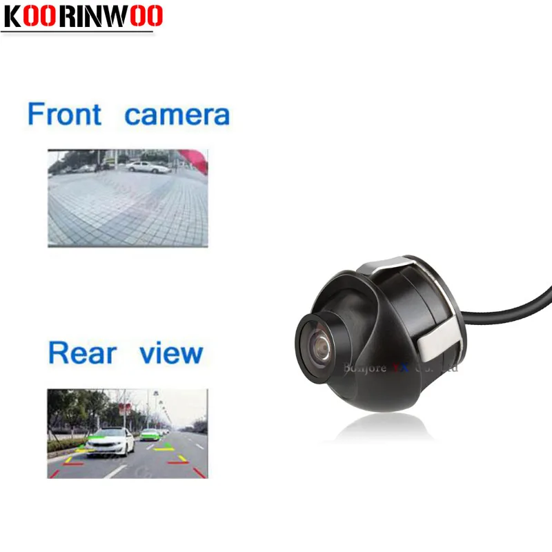 

Koorinwoo Waterproof HD Car Rear View Camera 170 Degree Wide View 360 Deg Adjustable Night Vision Reverse Backup / Front Camera