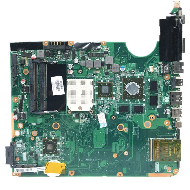 Отлично подходит для hp DV6 2000 материнская плата ноутбука HD 4650 1 ГБ 571187 001 DAUT1AMB6E1 DDR2 100%