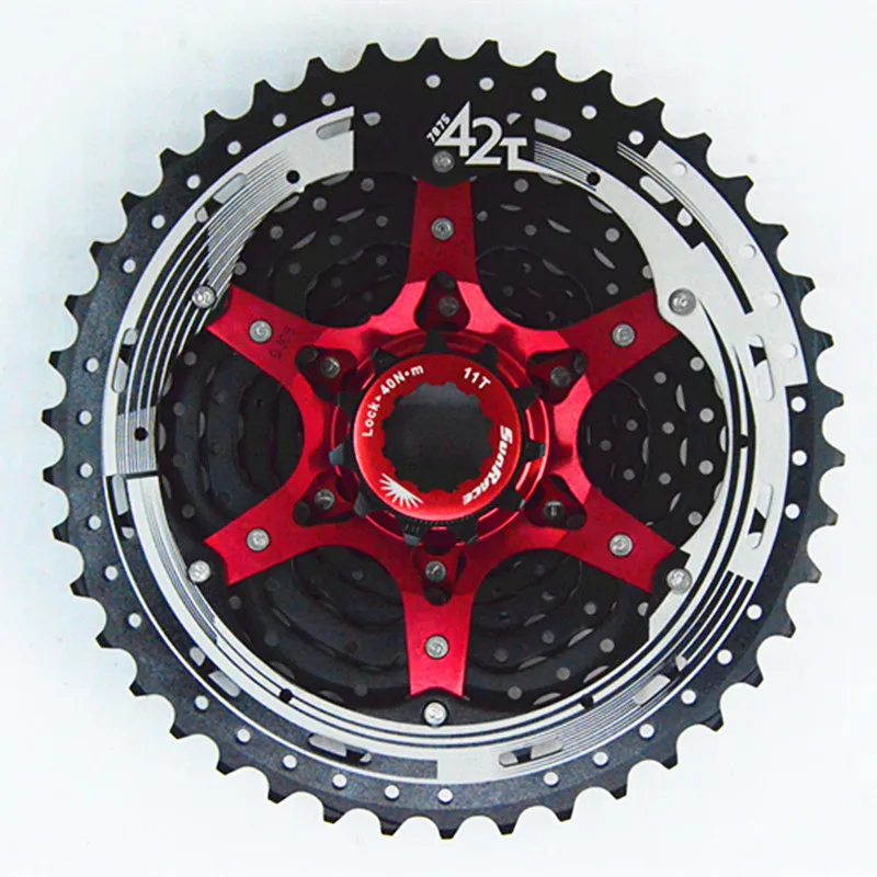Sunracing 10 скоростей CSMX3 11-40 t/11-42 t mtb велосипед кассета колеса широкое соотношение mtb велосипед кассета