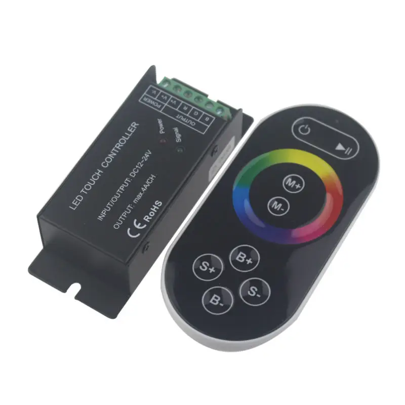 DC12V 24V сенсорный светодиодный контроллер 8 клавишный RF беспроводной пульт