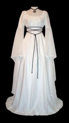 Женское винтажное платье до пола, готическое платье в средневековом стиле, длинное платье для косплея в стиле ретро,