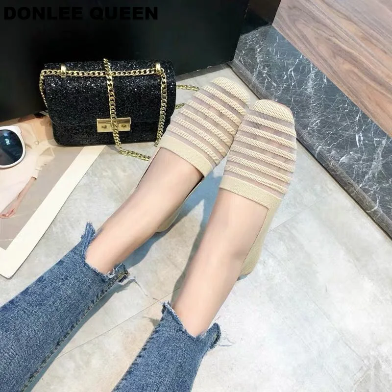 Женские балетки на плоской подошве DONLEE QUEEN леопардовые Лоферы без шнуровки с