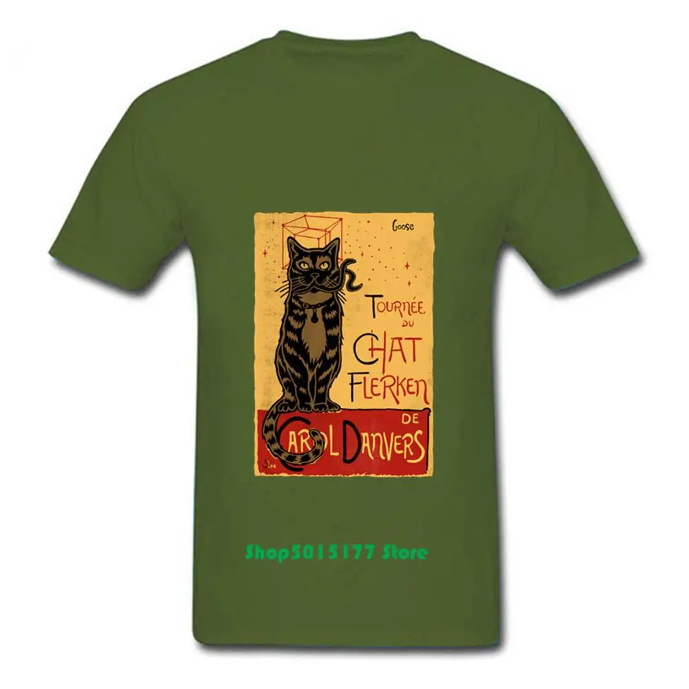 Мужская футболка с рисунком кота из мультфильма супергерой хлопковая Милая