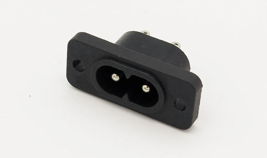 AC250V 2.5A 5 шт. 2Pin IEC 320 C8 винт крепление гнездо входа гнездо
