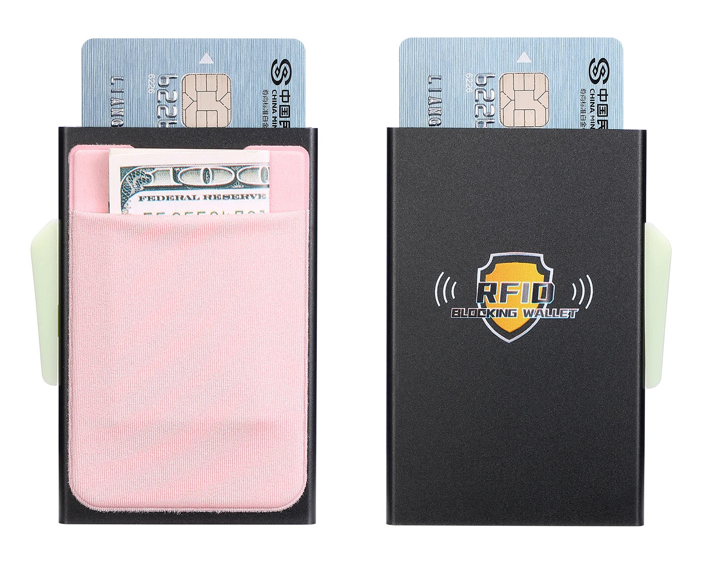 BISI GORO RFID бизнес горячий держатель для кредитных карт многофункциональный автоматический алюминиевый чехол для карт мужской кошелек для монет тонкий кошелек
