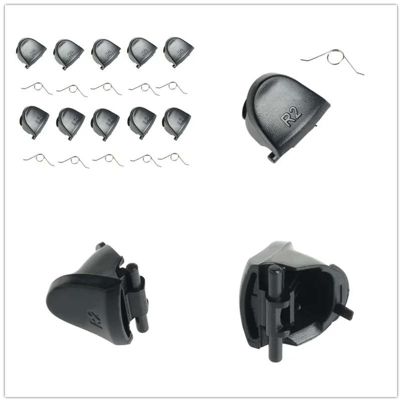 Высококачественные запасные части для триггера L2 R2 кнопки PlayStation 4 PS4 контроллер