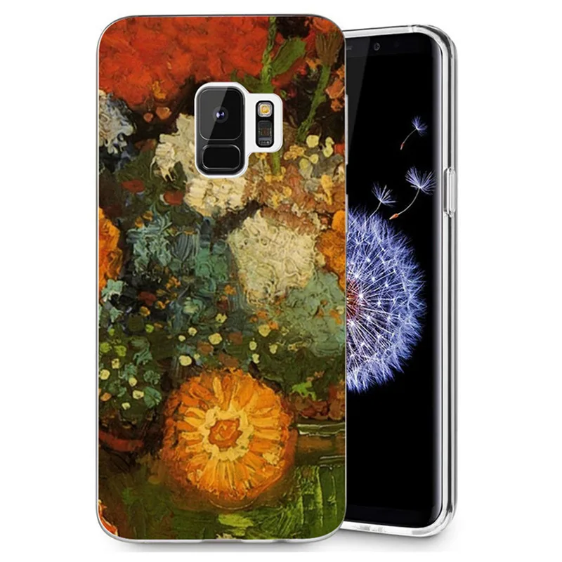 Роскошный чехол из ТПУ для Samsung Galaxy S3 S9 S9Plus S8 Plus S7 edge Note 8 с красочным пейзажем и