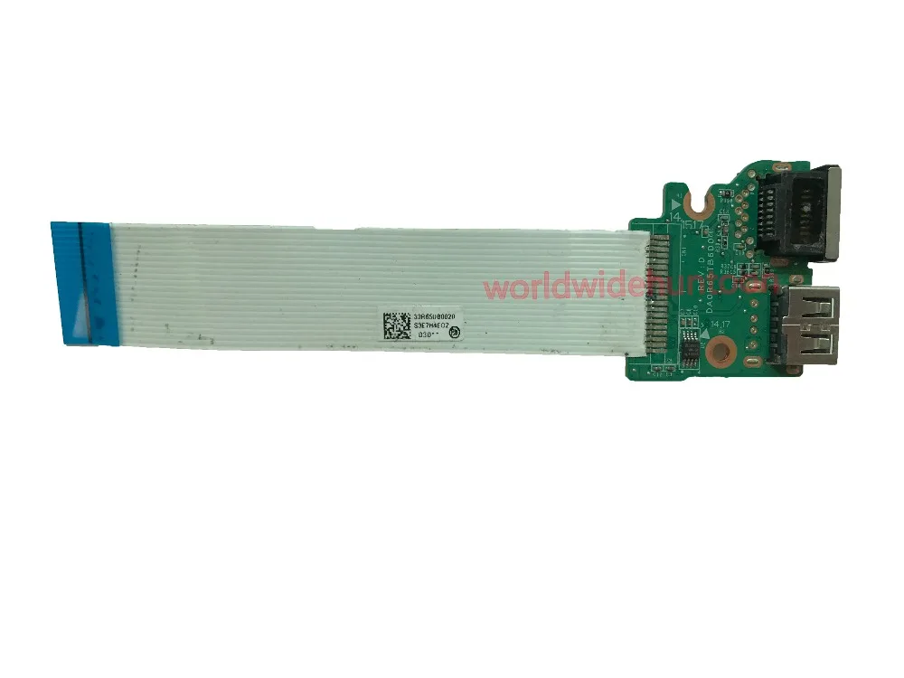 Плата порта USB Ethernet LAN с кабелем для HP 15 e000 e номер детали DA0R65TB6D0 улучшенная работа
