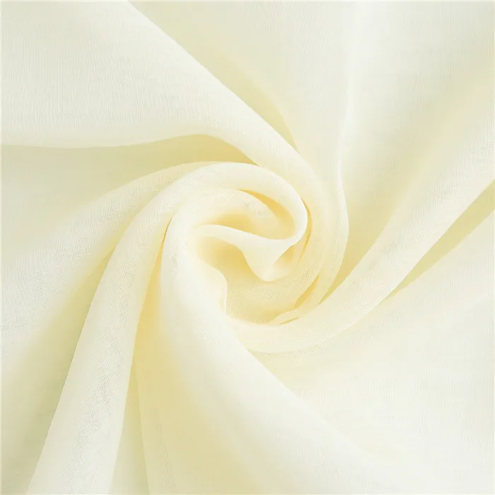 Light Yellow Topfinel прозрачные Шторы Современные простые желтые однотонные Короткие шторы для гостиной вуаль тюль Портьера для кухни - Цвет: Light Yellow