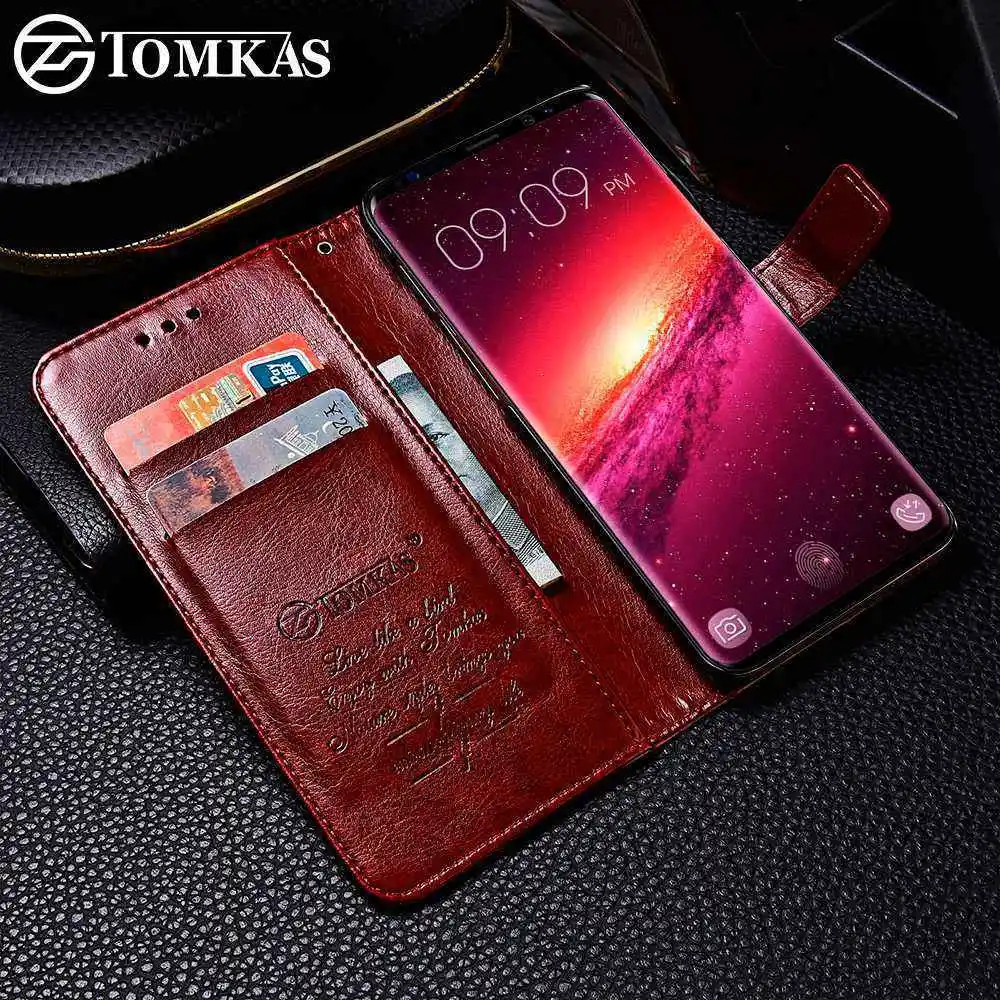 Tomkas S9 люкс Флип кожаный чехол для samsung Galaxy плюс кошелек Coque Plus Fundas Coque|case for galaxy|case