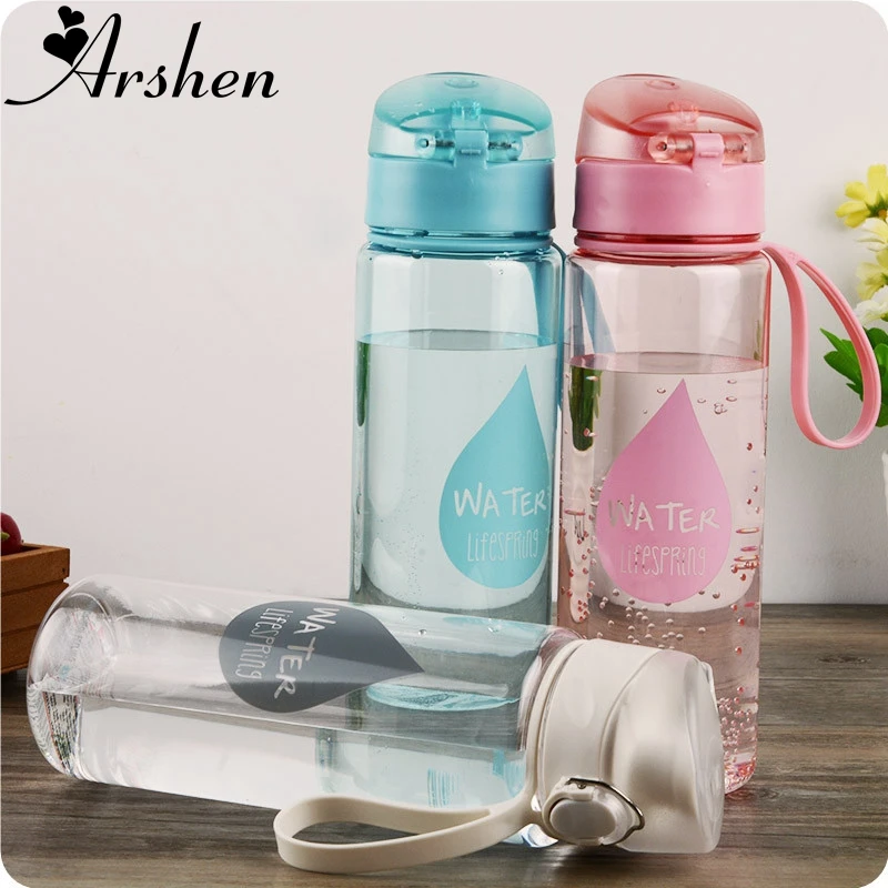 Arshen 500ml Leakproof Automatic Buckle Water Bottle Sports Portable Travel Climbing Camping Drinkware Gifts | Дом и сад