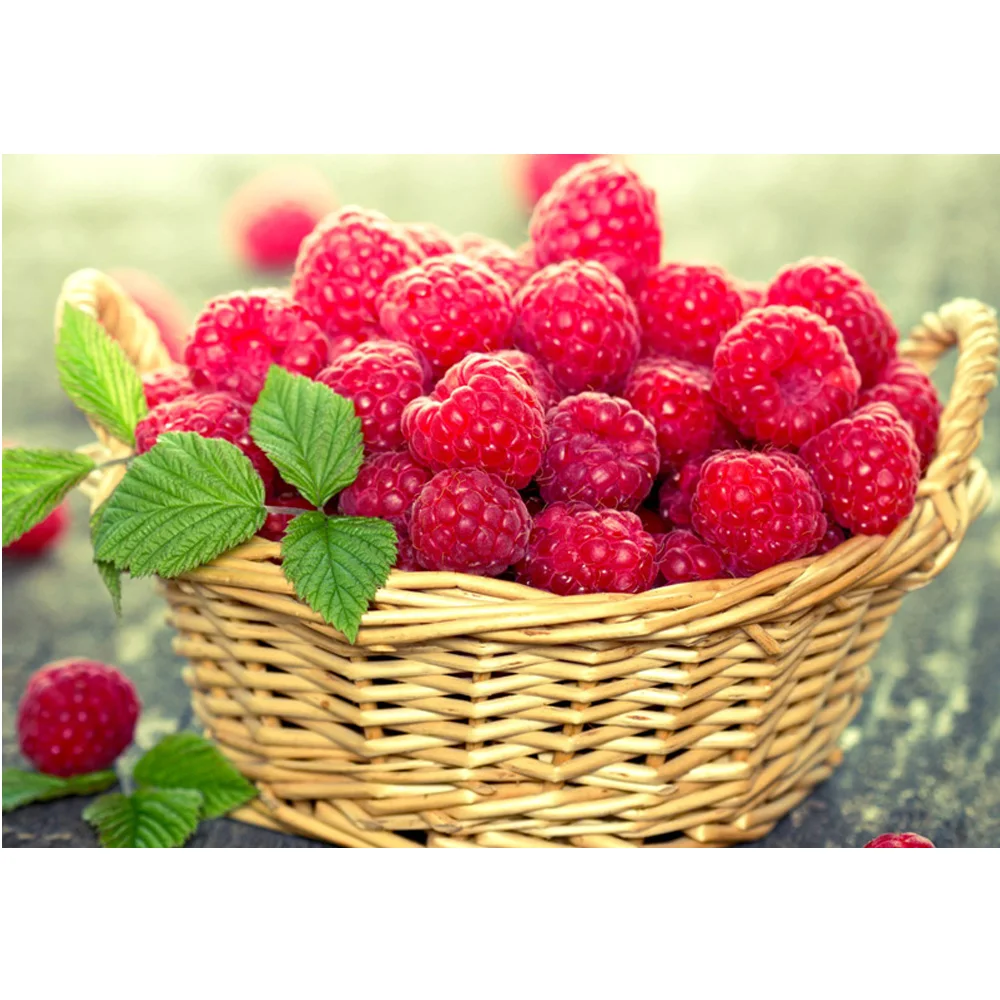 Новая популярная Алмазная картина сделай сам Raspberry 100% квадратная для домашнего