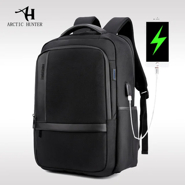 Арктический Охотник Amazon качество путешествия ноутбук рюкзак mochila с USB зарядное