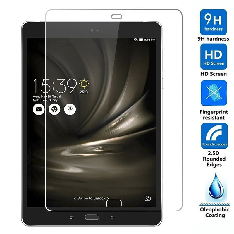 Фото 2PCS Tempered Glass 9H LCD Explosion Proof Protective Film Screen Protector for Asus Zenpad 3S 10.0 Z500 Z500M Z500KL tablet Мобильные 2PCS Tempered Glass 9H LCD Explosion Proof Protective Film Screen Protector for Asus Zenpad 3S 10.0 Z500 Z500M Z500KL tablet Мобильные
