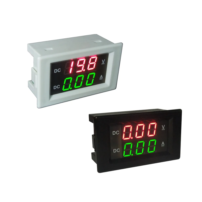 Цифровой DC0 100V/20A Вольтметр Амперметр Красный Зеленый светодиодный двойной
