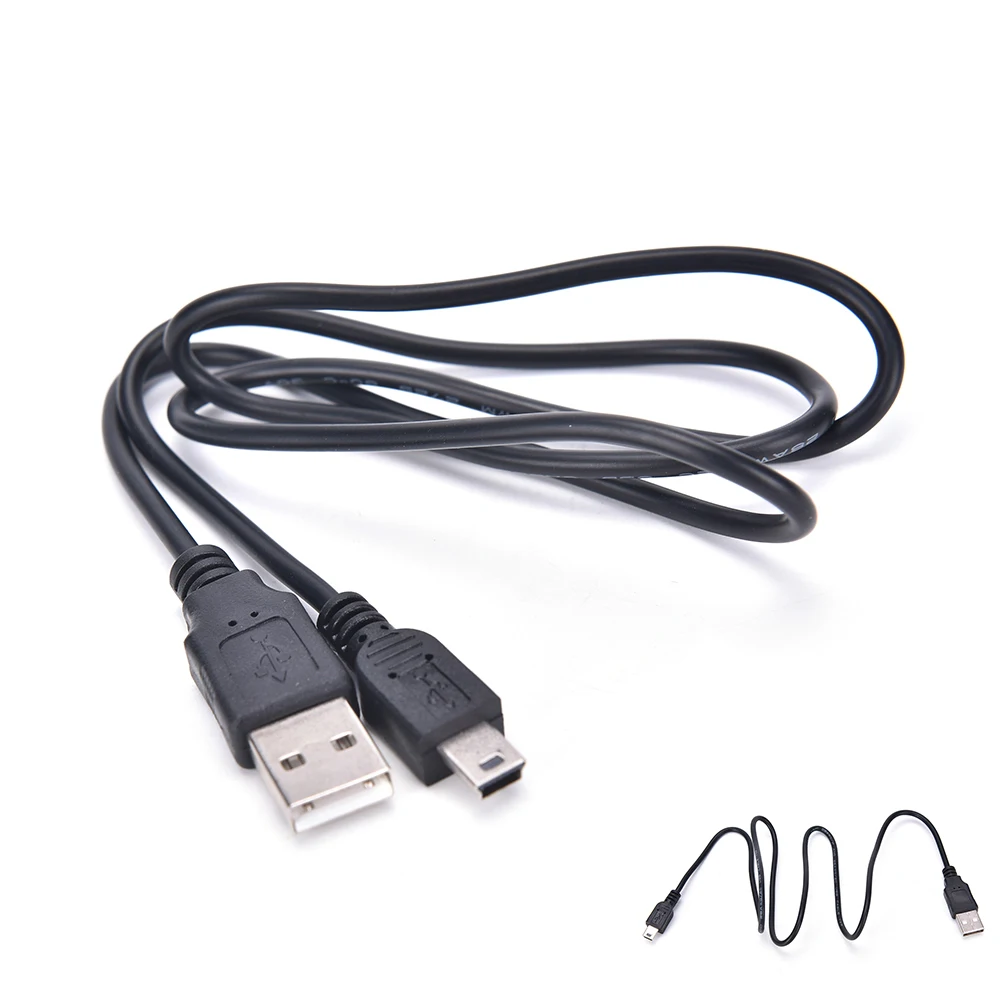 1 м A до 5 Pin B телефон MP3 зарядное устройство длинный мини USB кабель синхронизации и