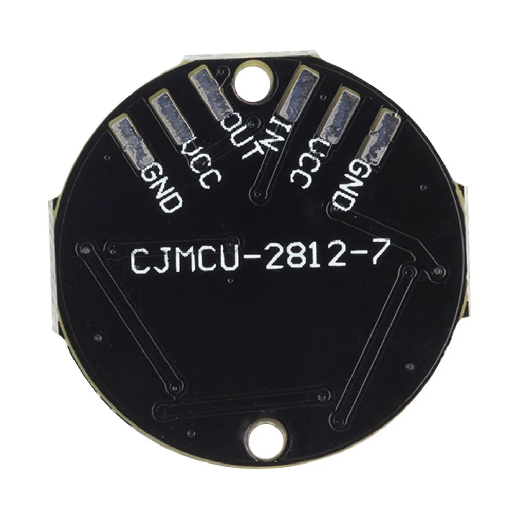 ICOCO Улучшенный 1 шт. 5050 RGB встроенный светодио дный 8 Красочные круглой формы