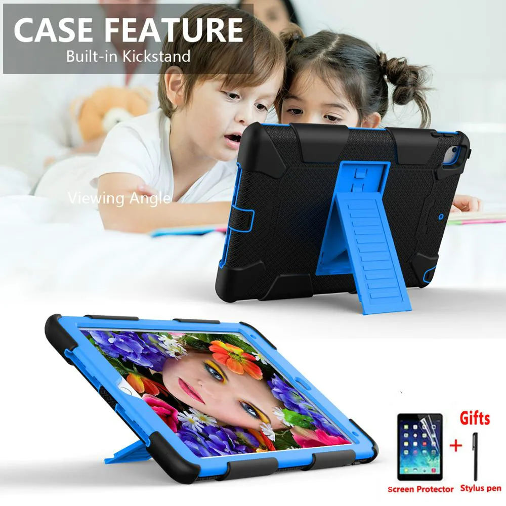 Защитный чехол для IPad Air 2 Air2 A1566 A1567 трехслойный прочный гибридный с подставкой iPad