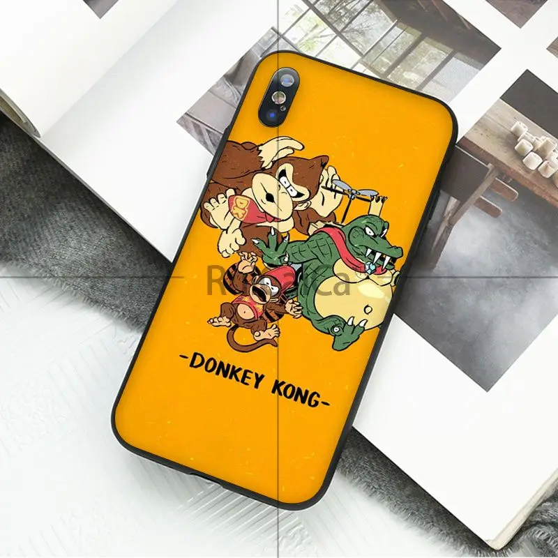 Ruicaica Ослик Конг кантри ТПУ Мягкий силиконовый чехол для телефона Apple iPhone 8 7 6 6 S Plus X XS MAX 5 5S SE XR мобильные чехлы