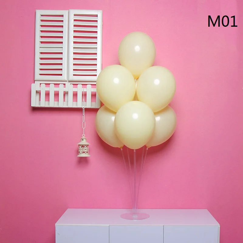 Macaron yellow 10 шт 10 ''Макарон леденцы, цветной, чистый латексные шары для детских и свадебных с днем рождения воздушные шары, сохнущая на воздухе, клипсы для воздушных шаров, вечерние украшения - Цвет: Macaron yellow