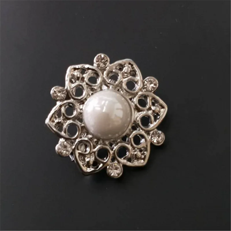 Женская Брошь Стразы из металлического сплава с жемчугом|Броши| |