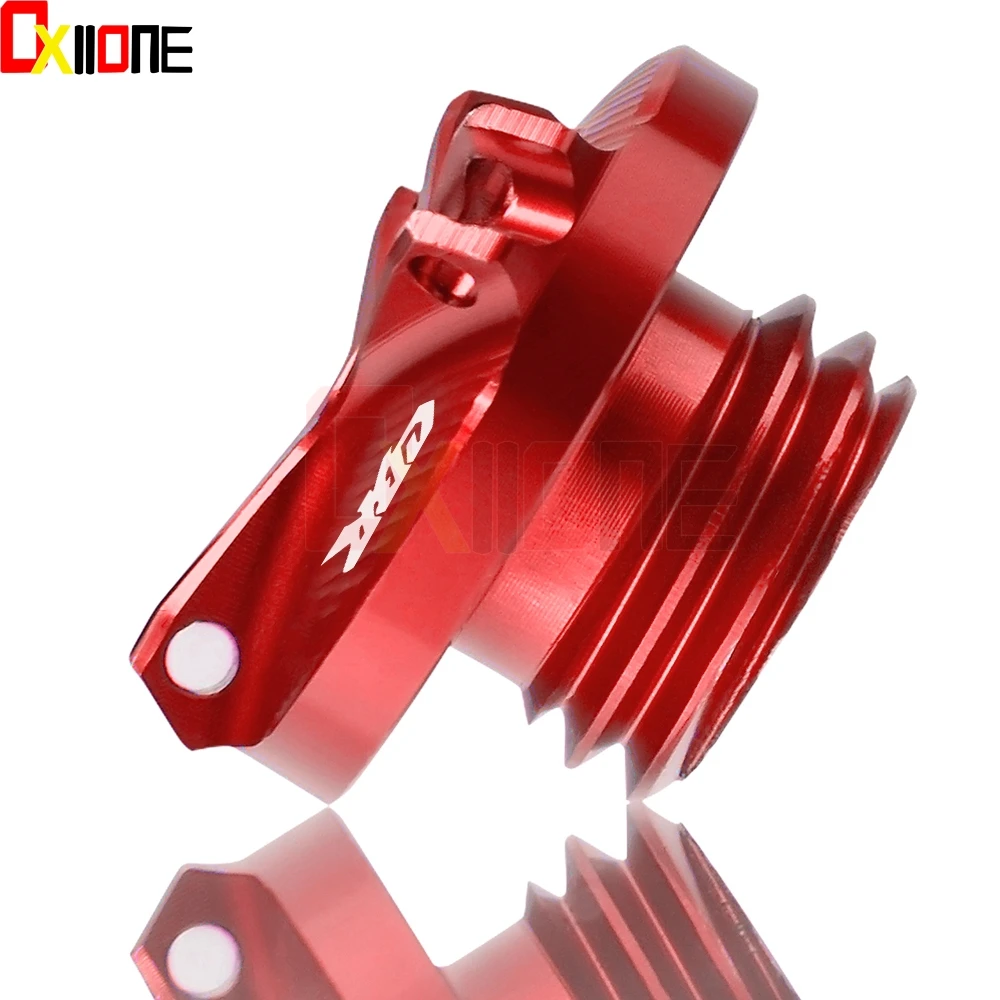 red Мотоцикл M20* 2,5 двигатель масляный фильтр чашка Заглушка Крышка винт для Honda CBR 600 610 F CBR 600 900 1000 RR CBR 600 F2 F3 F4 F4i 250R - Цвет: red