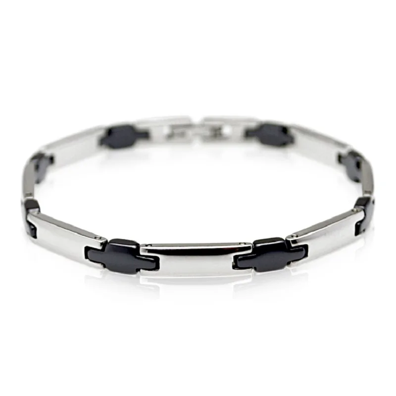 Лучший подарок для пар юбилей черный и белый женский керамический крест