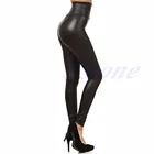 Зимние осенние сексуальные женские брюки с завышенной талией