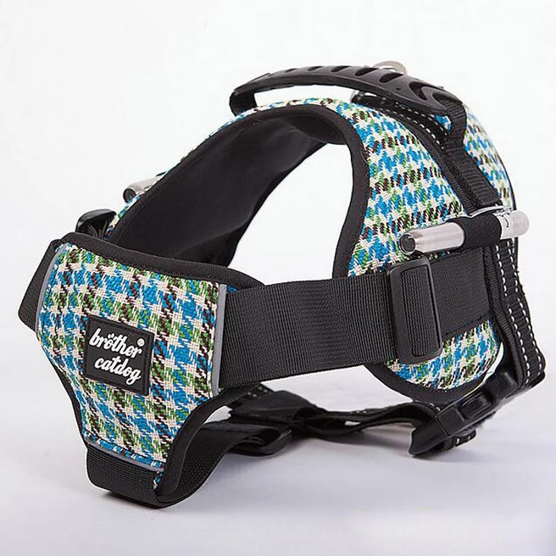 Ошейник для собаки тренировочный жилет с узором поводок среднего и большого