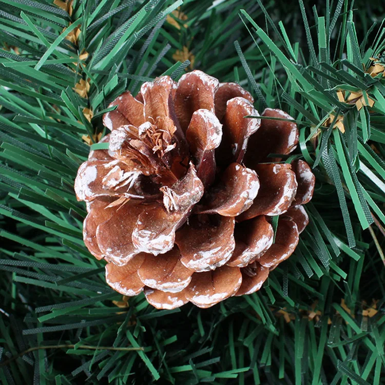 Оптовая продажа 6 шт./лот разноцветная Рождественская елка украшение Pinecone