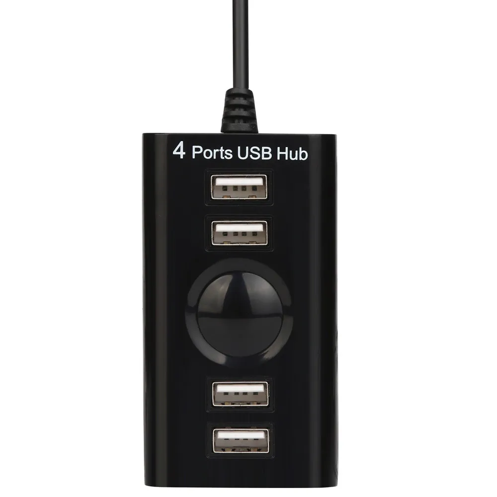 CARPRIE 4 Порты и разъёмы usb-хаб высокого Скорость 4 Порты и разъёмы USB 2,0 концентратор черные туфли высокого качества usb-хаб Портативный OTG разветвитель адаптер для ноутбука 1 м