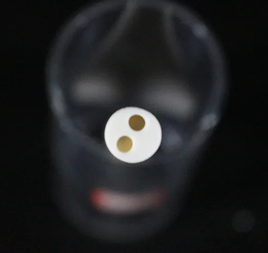 

OD*ID*Length=12*4mm*100mm / 2 bores insulators / good thermostability / insulation / ceramic tube