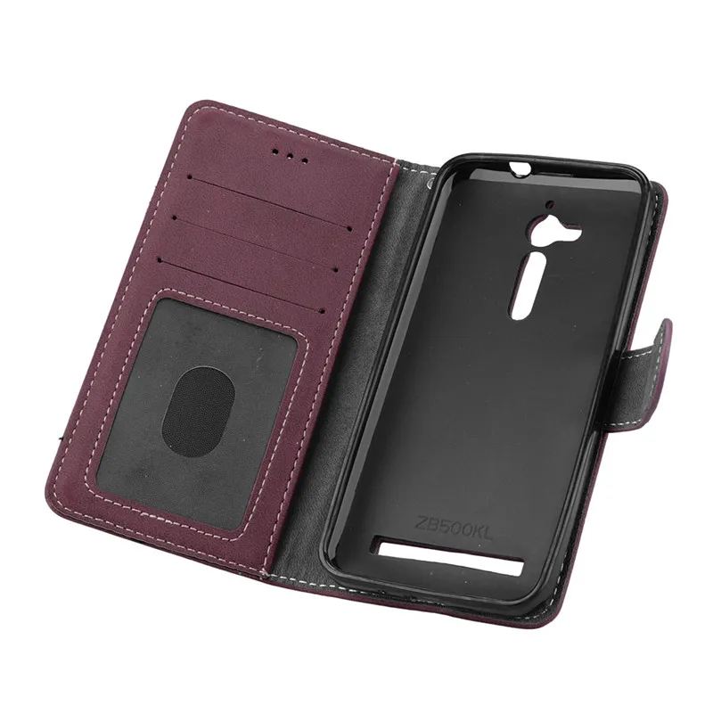 Для ASUS Zenfone Go ZB500KG чехол Asus X00BD чехол Роскошный чехол для телефона из искусственной кожи для ASUS Zenfone Go ZB500KG ZB ZB500 500 500 кг
