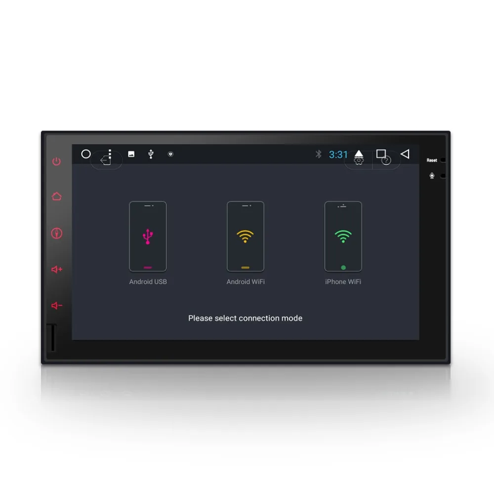 7 ''автомобильный мультимедийный плеер 2 din Android 8 1 четырехъядерный