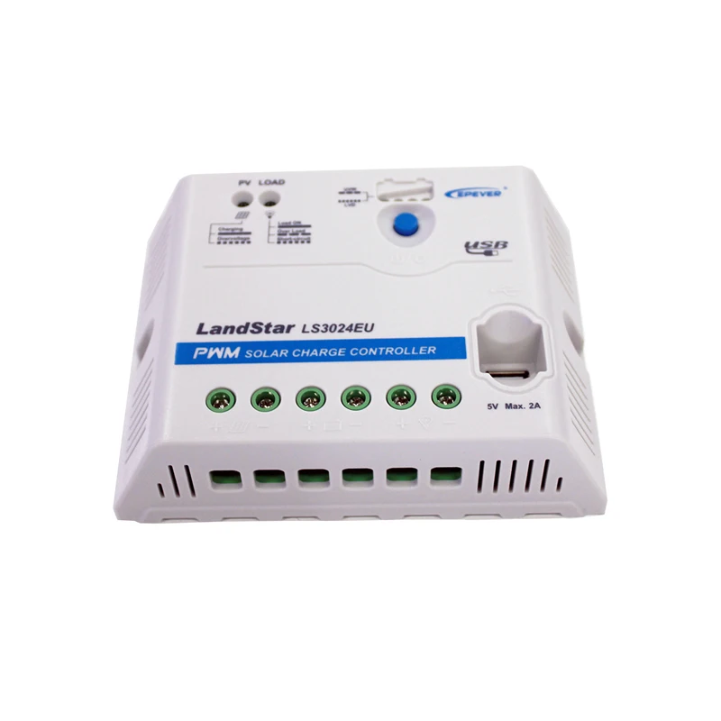 Регулятор заряда солнечной батареи 5 в USB 5A 10A 20A 30A LS0512EU LS1012EU LS1024EU LS2024EU EPEVER PWM LandStar |