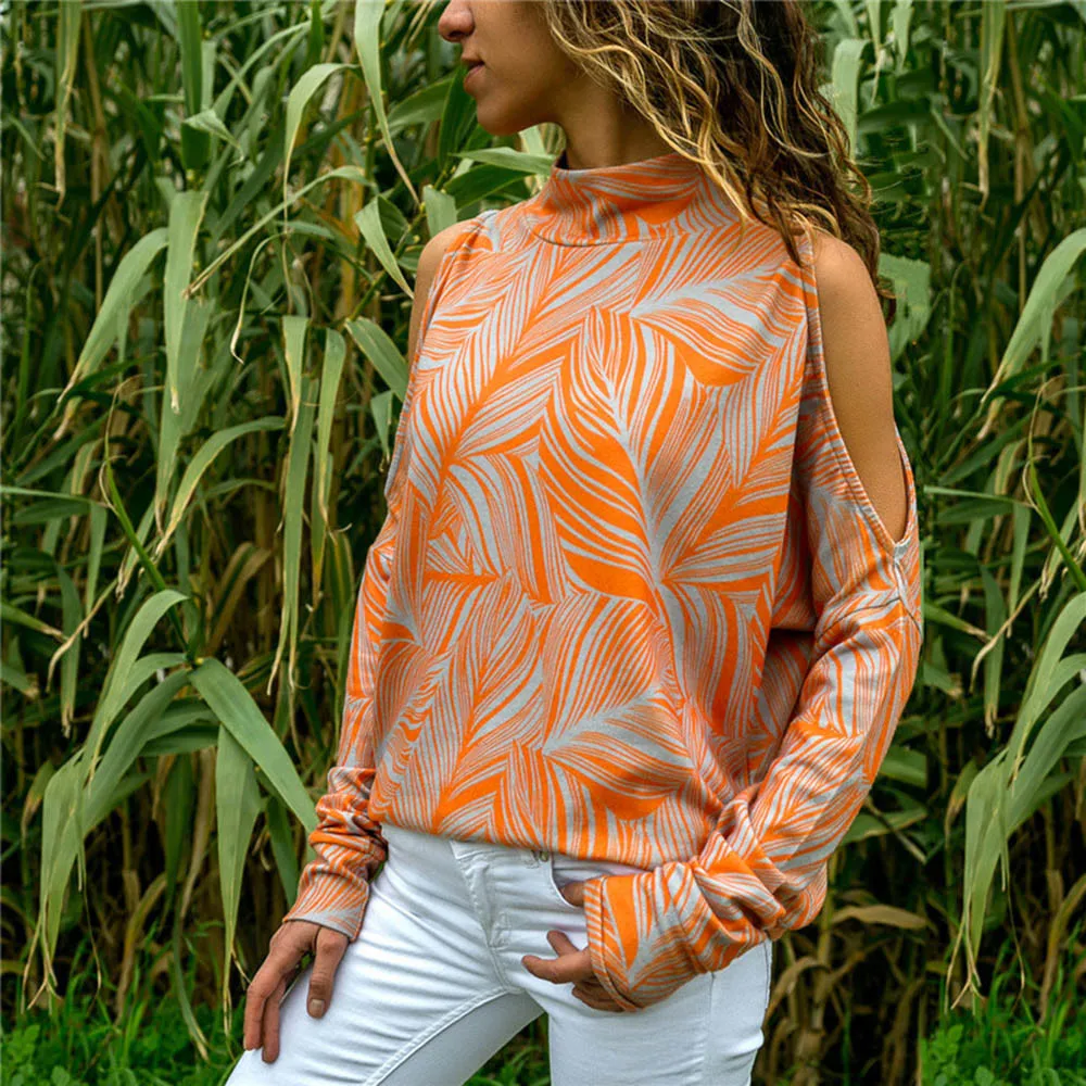 SAGACE Модные женские топы и блузки женская блузка с открытыми плечами